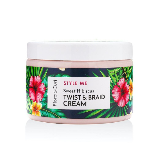 [FC017] Flora & Curl Sweet Hibiscus Twist & Braid Cream 300ml.