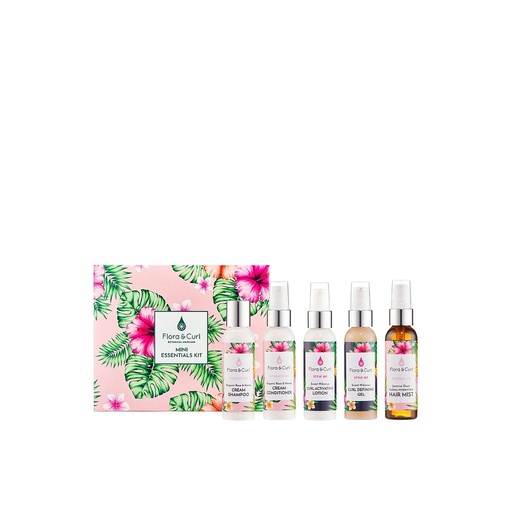 [FC013] Flora & Curl Mini Essentials Kit 5 X 75 ml