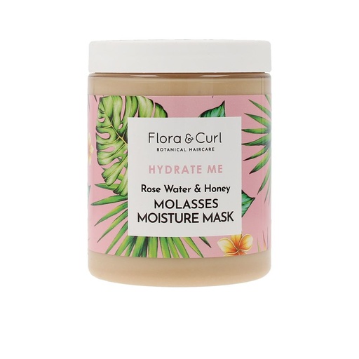 [FC028] Flora & Curl Rose Water & Honey Molasses Moisture Mask 300 Ml