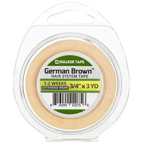 [816090020749] German Brown Tape Rolls - 3/4" x 3yds Tape Roll