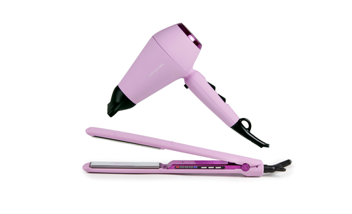 [SUK1059] Plancha C3 Lilac + Secador Kompactissimo