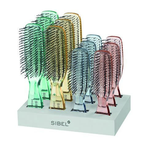 [P002842] SIBEL Expositor 12pzs Brochas Salón Proactive