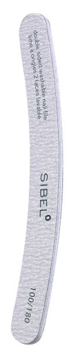 [P000219] SIBEL Lima Esmeril 2-Vias Banana 100/180 Cebra 10uds