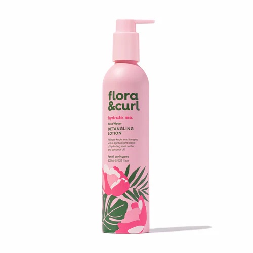 [FC005] Flora & Curl Organic Rose & Honey Leave-in Detangler 300ml.